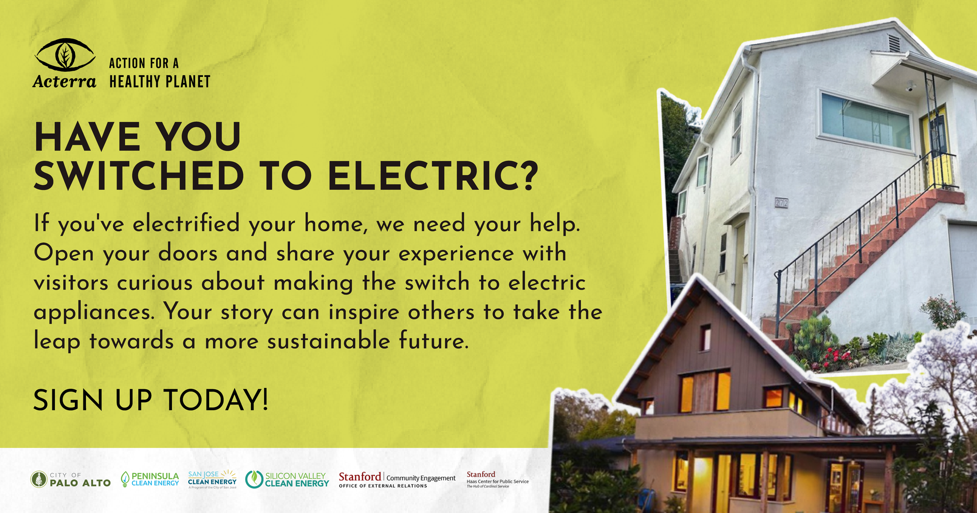 Electric Home Tour - Homeowner Application