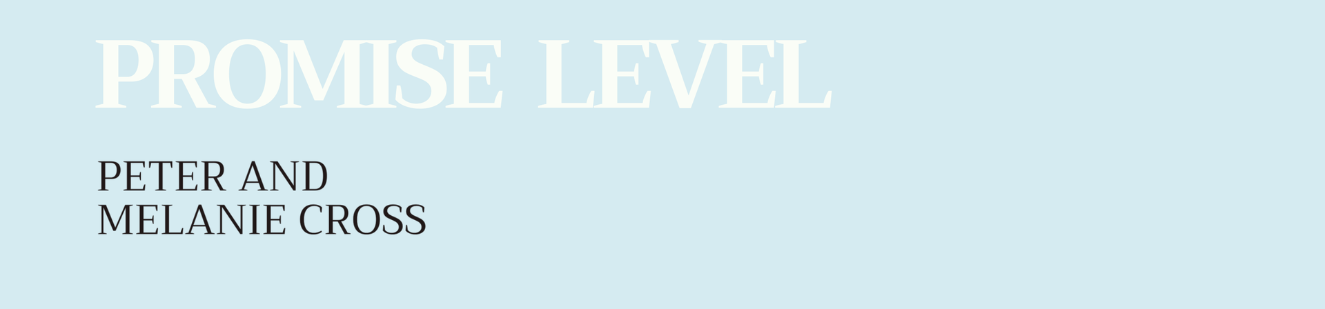 Supporter Level Promise to Our Planet Sponsors