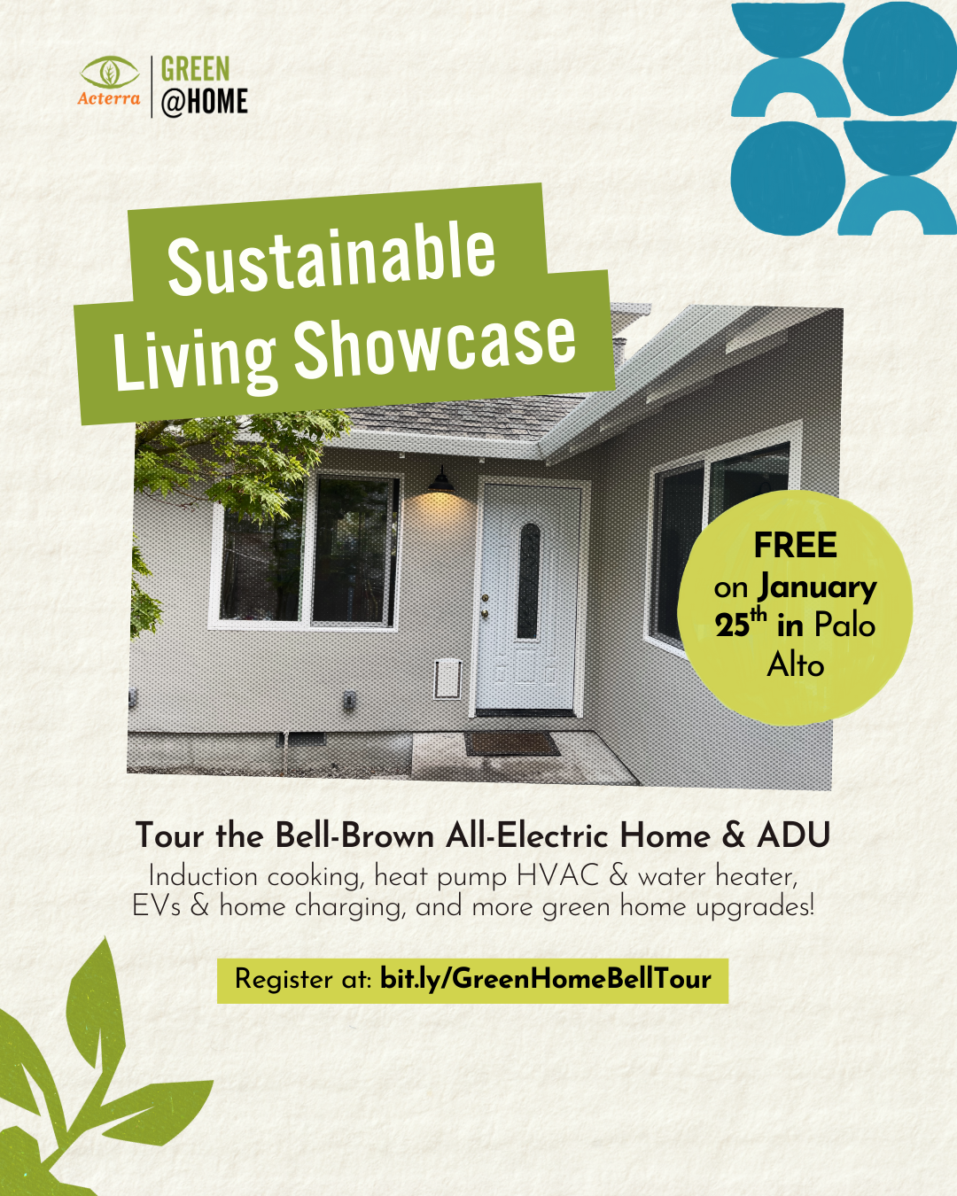 A flier for Sustainable living showcase