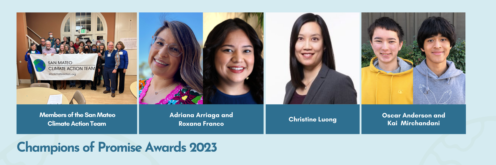 2023 Champioins of Promise Winners banner