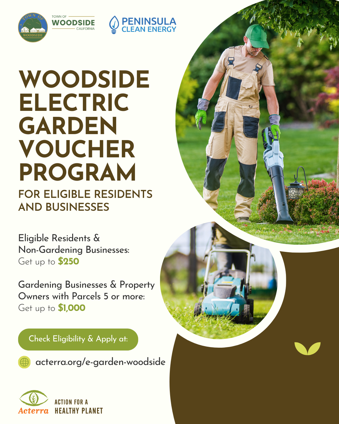 Get your electric garden voucher