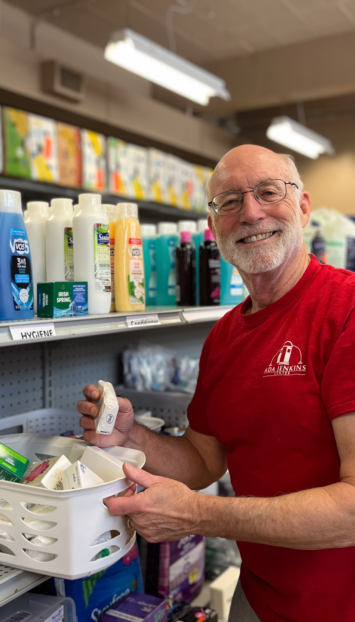 Personal-care items for the Nourish Up Food Pantry