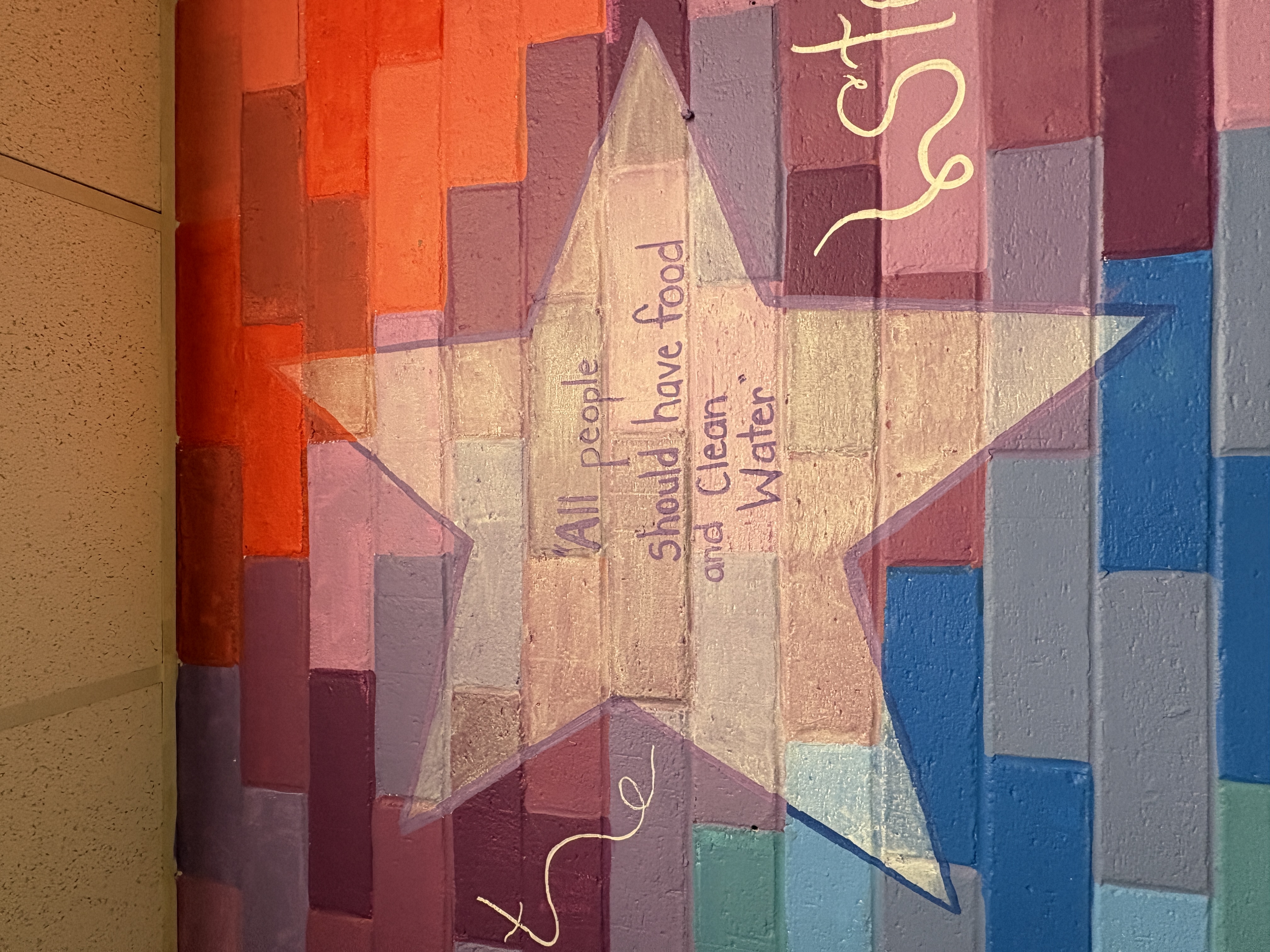New mural at Ada Jenkins Center