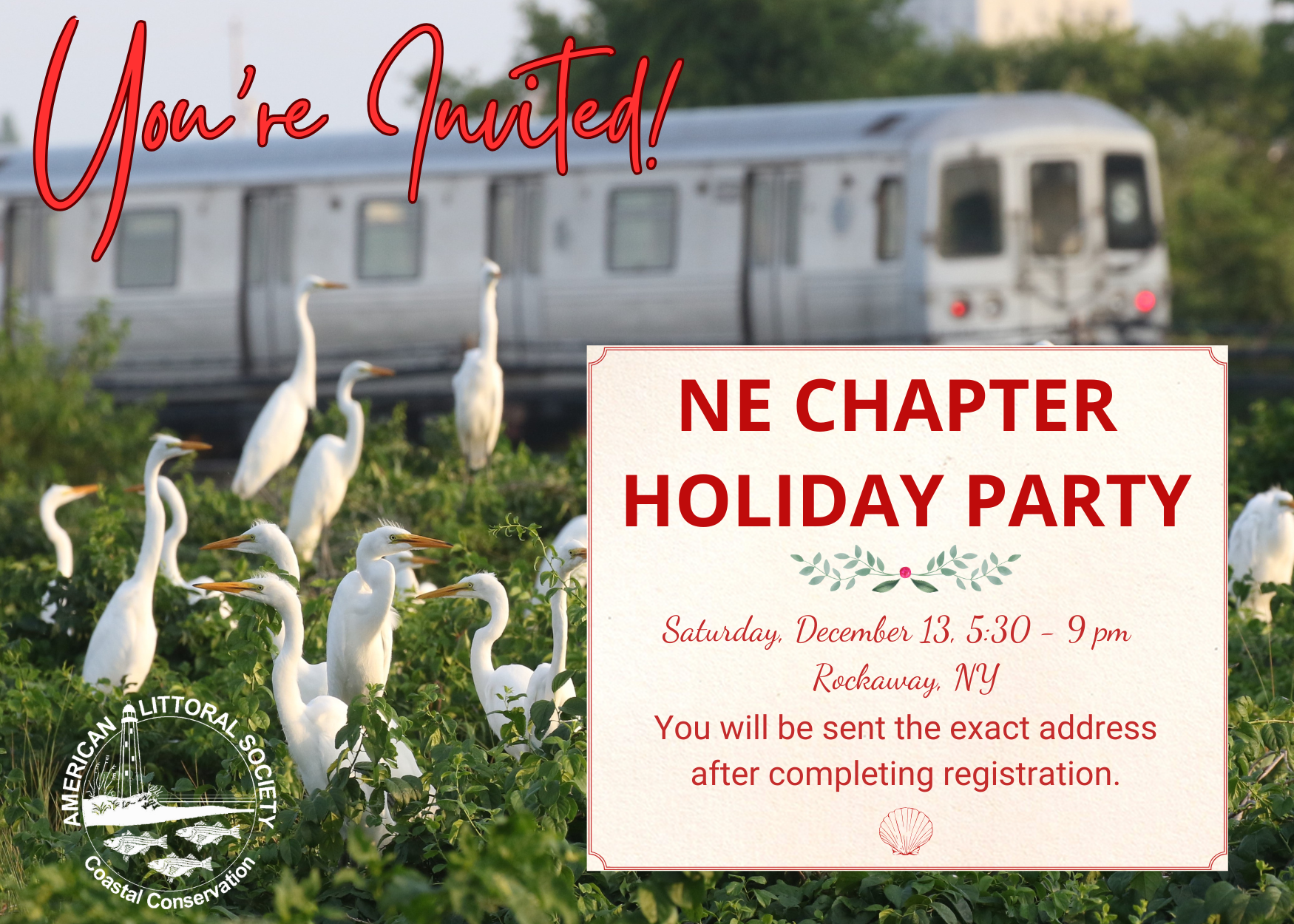 littoral society northeast chapter holiday party