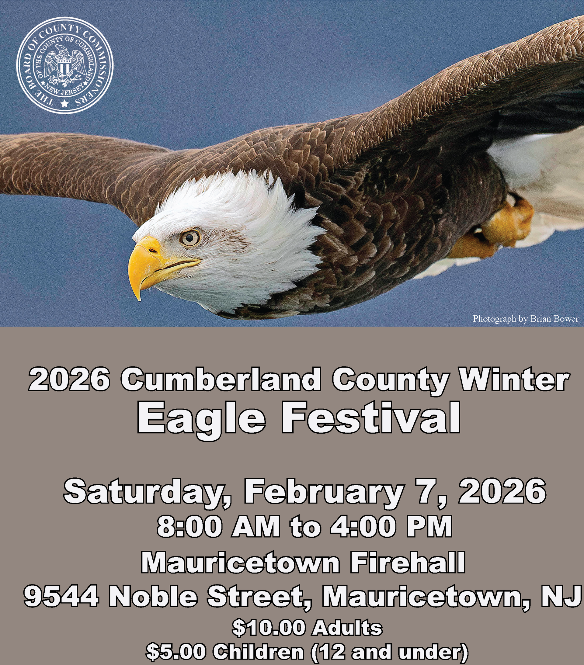 Flyer for Cumberland County Winter Eagle fest