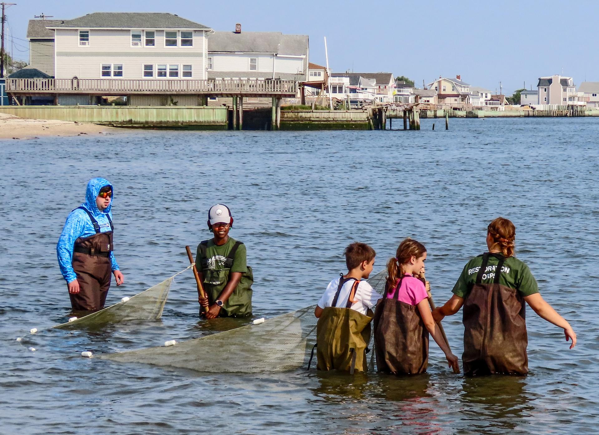 R-Corps participants help provide skilled guidance at some littoral society activities and educational programs