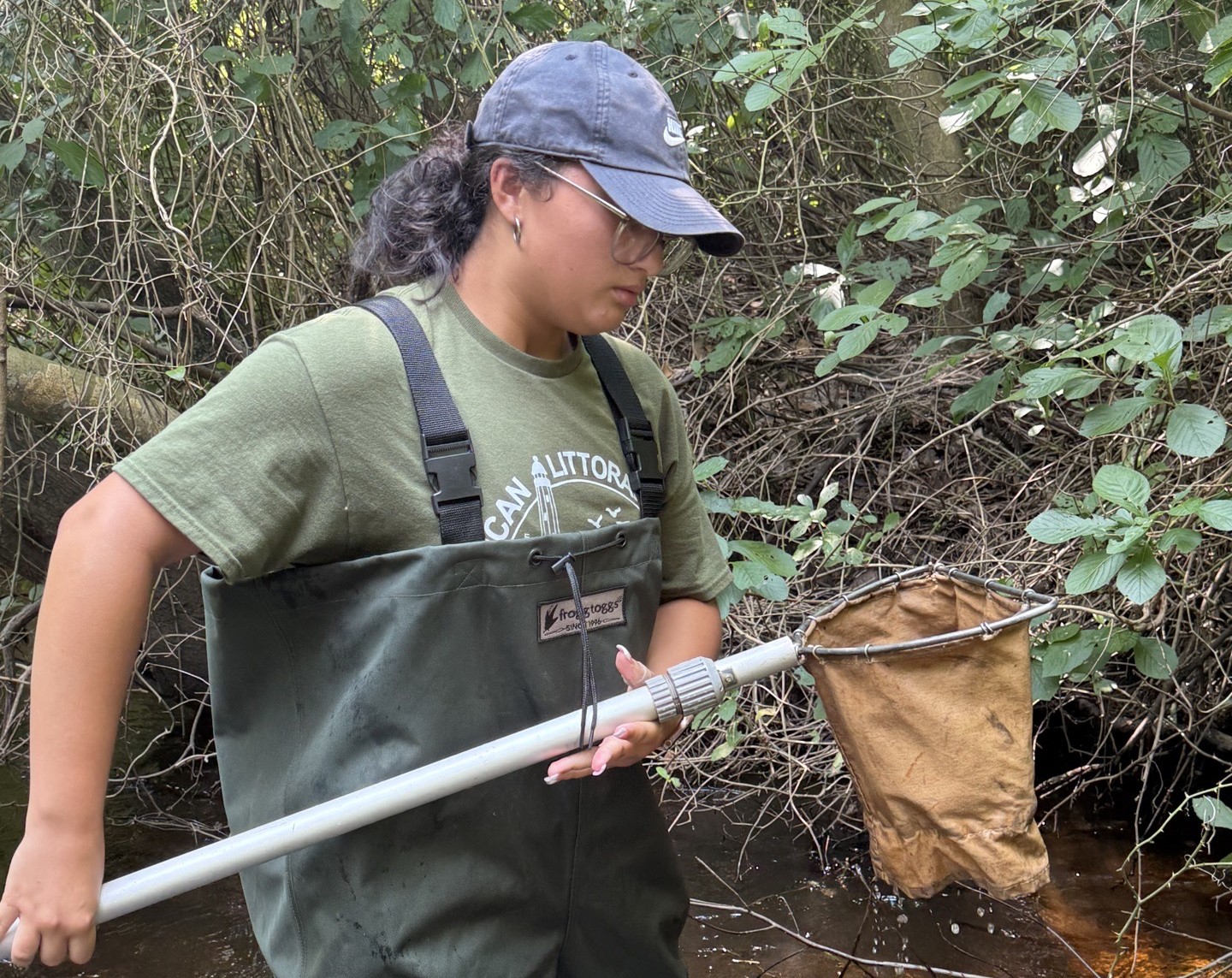 R-Corps conducting a stream assessment