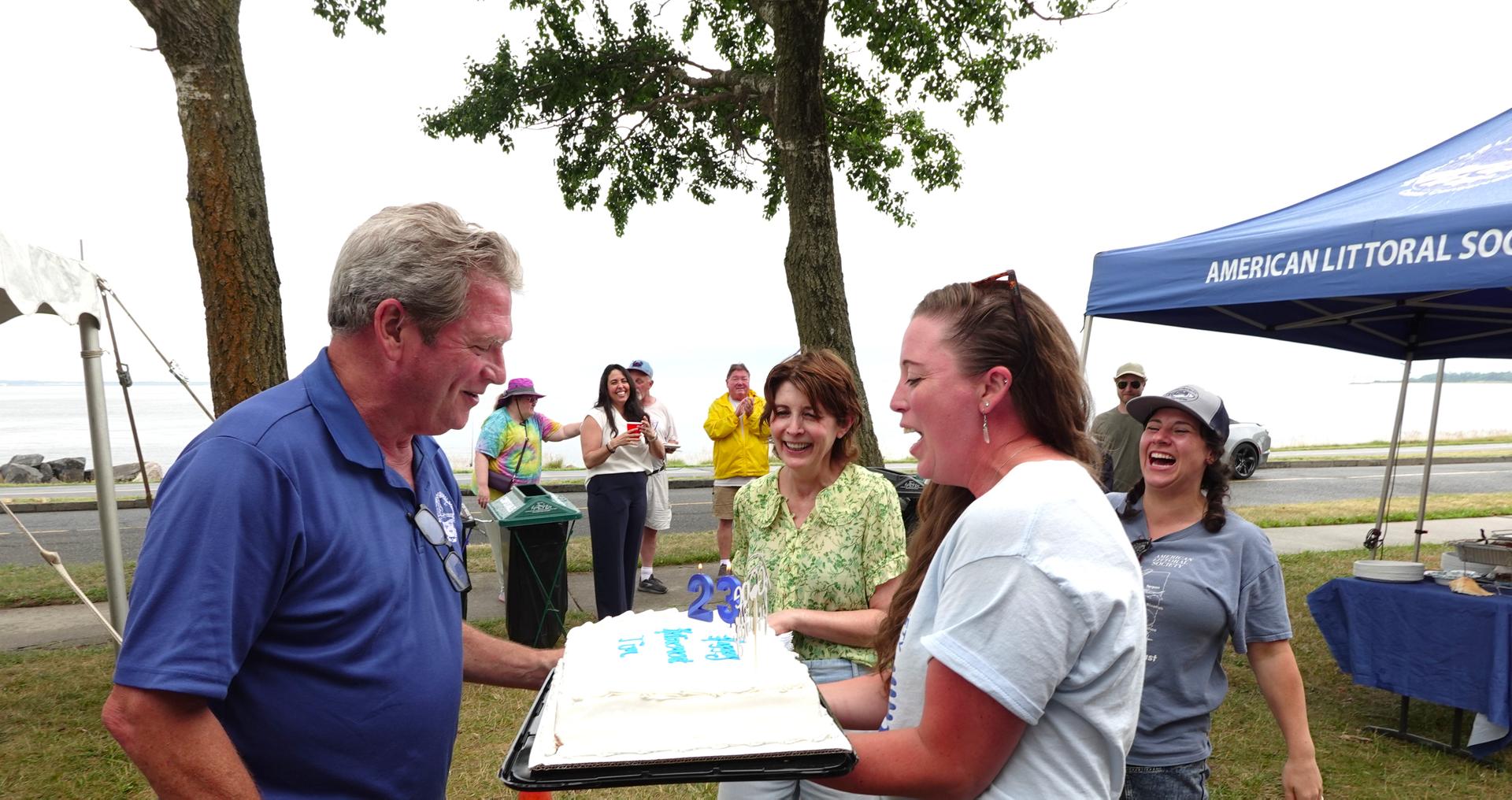 Tim's retirement cake