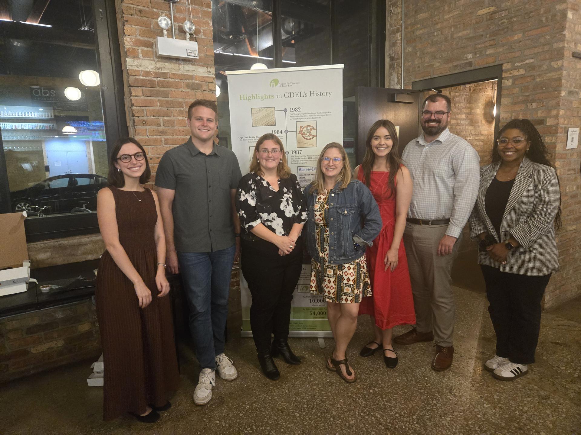 Members of CDEL's Young Professionals Board at its annual Trivia Night Fundraiser on September 17th