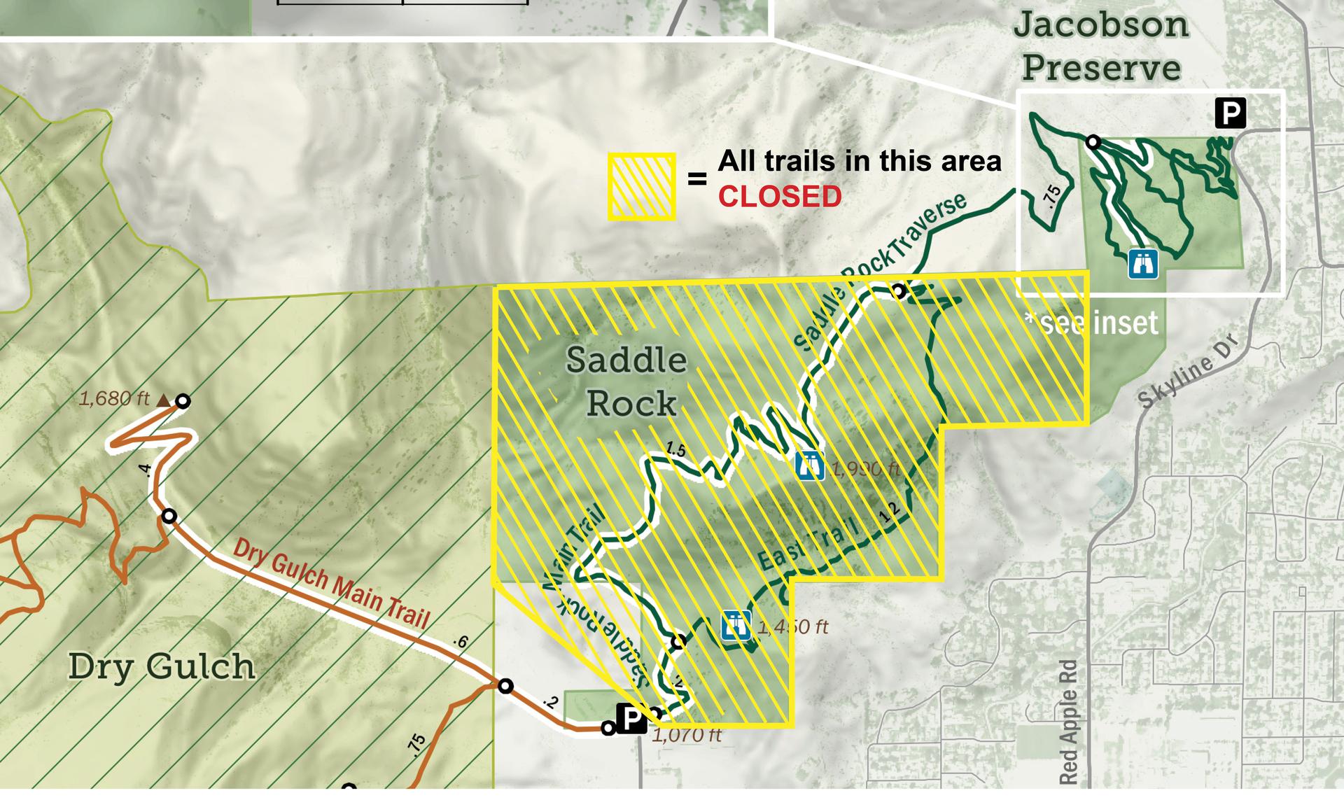 Link shuttle to Saddle Rock info
