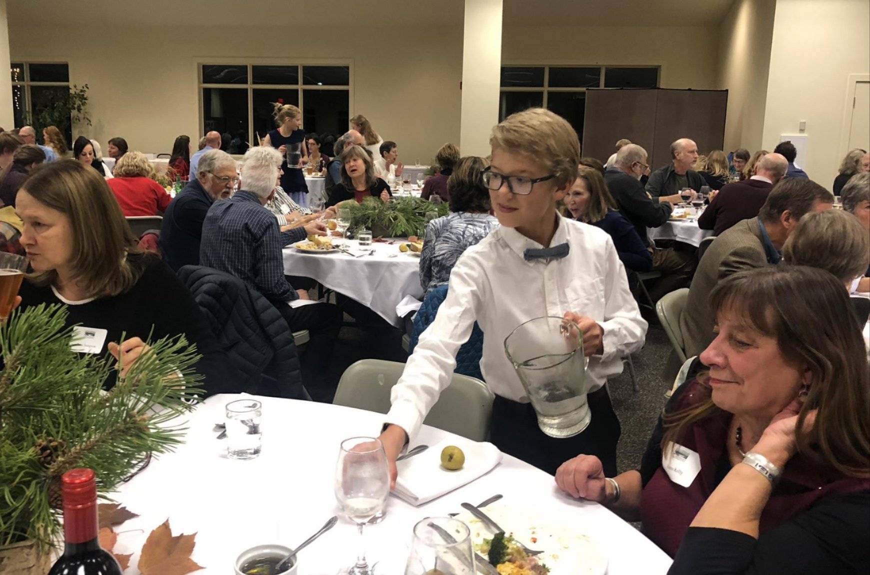 Annual Dinner student volunteers