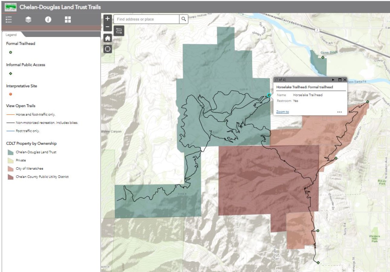 CDLT's interactive trail map