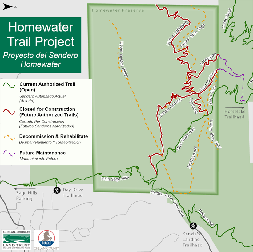 map of homewater trails