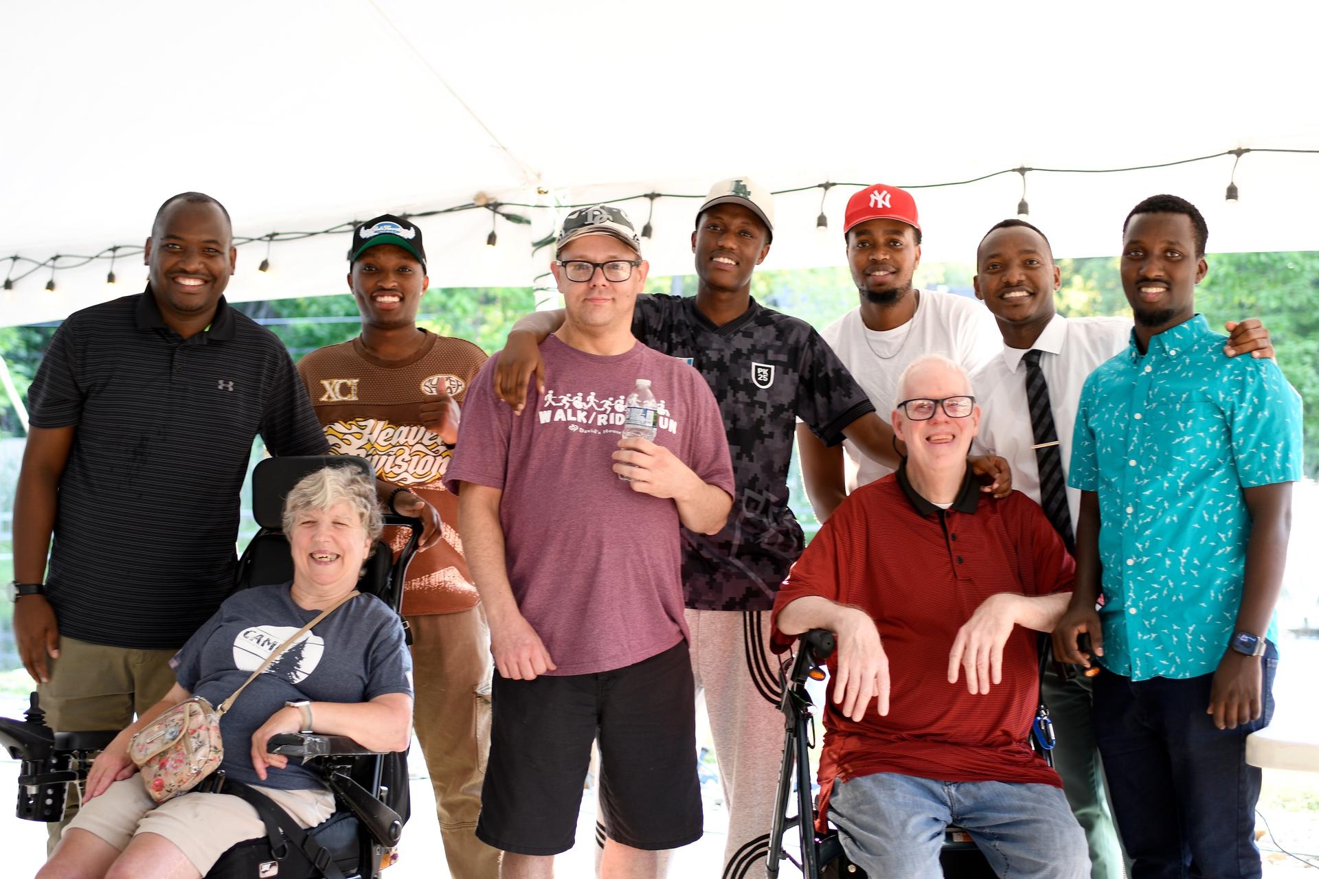 Jean Claude concert group with David's House Residents