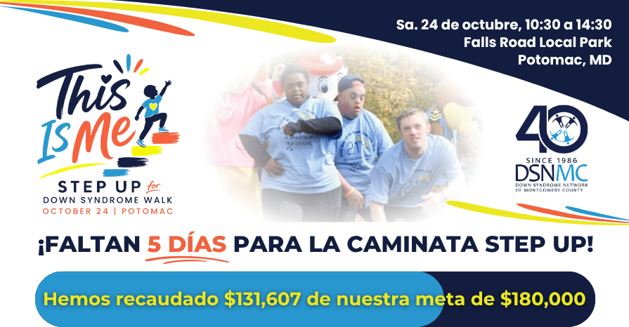 ¡FALTAN 5 DÍAS PARA LA CAMINATA STEP UP!