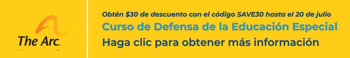 Curso de Defensa de la Educación Especial de The Arc
