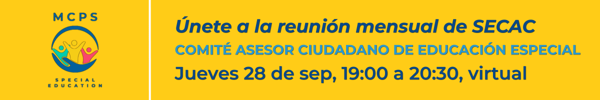 La reunión mensual del Comité Asesor Ciudadano de Educación Especial