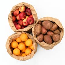 Image of apples, oranges and potatoes