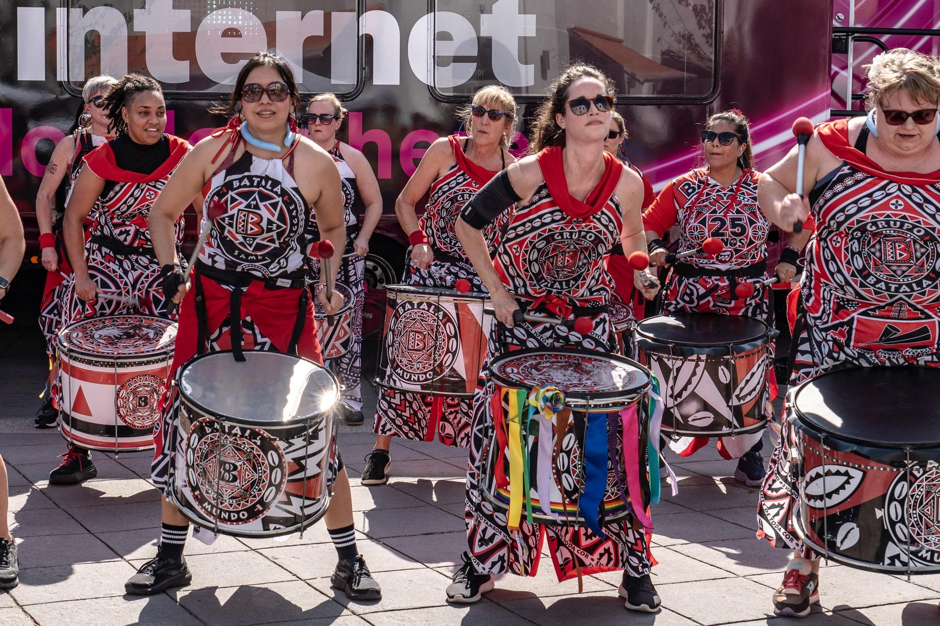 Batala Drummer Group by Beth Lowery