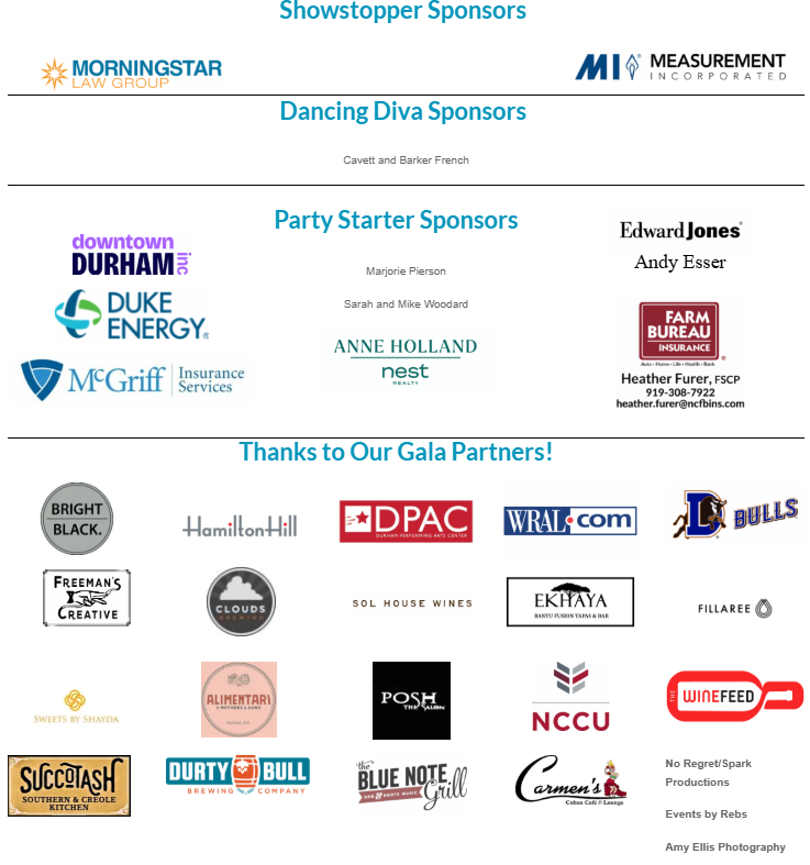 Art of The Party Sponsor List