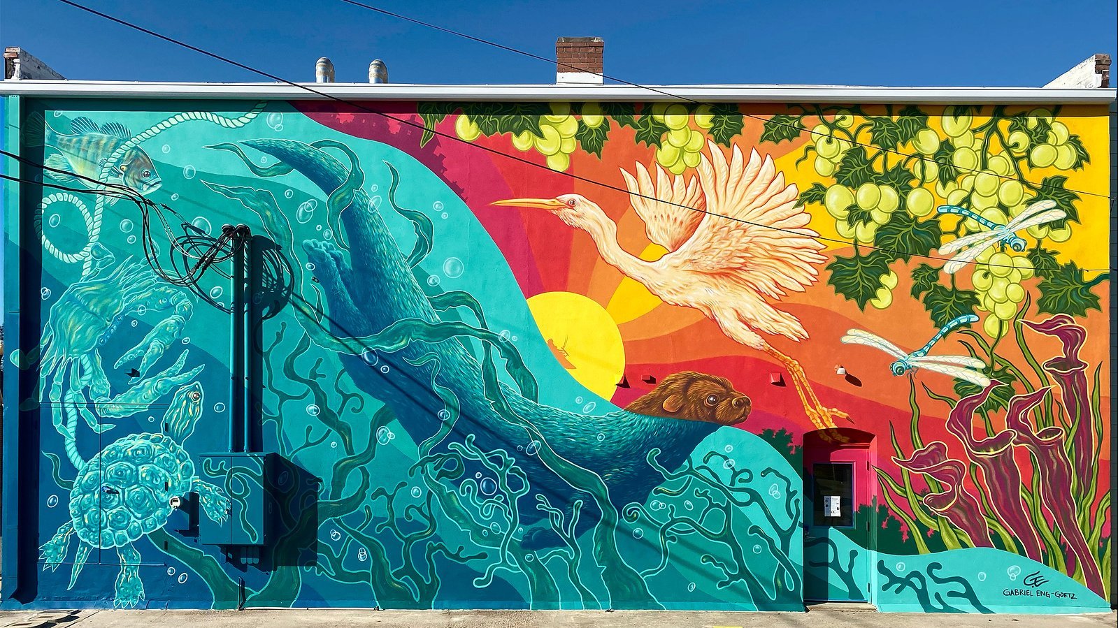 Pocosin Arts Mural Eng-Goetz