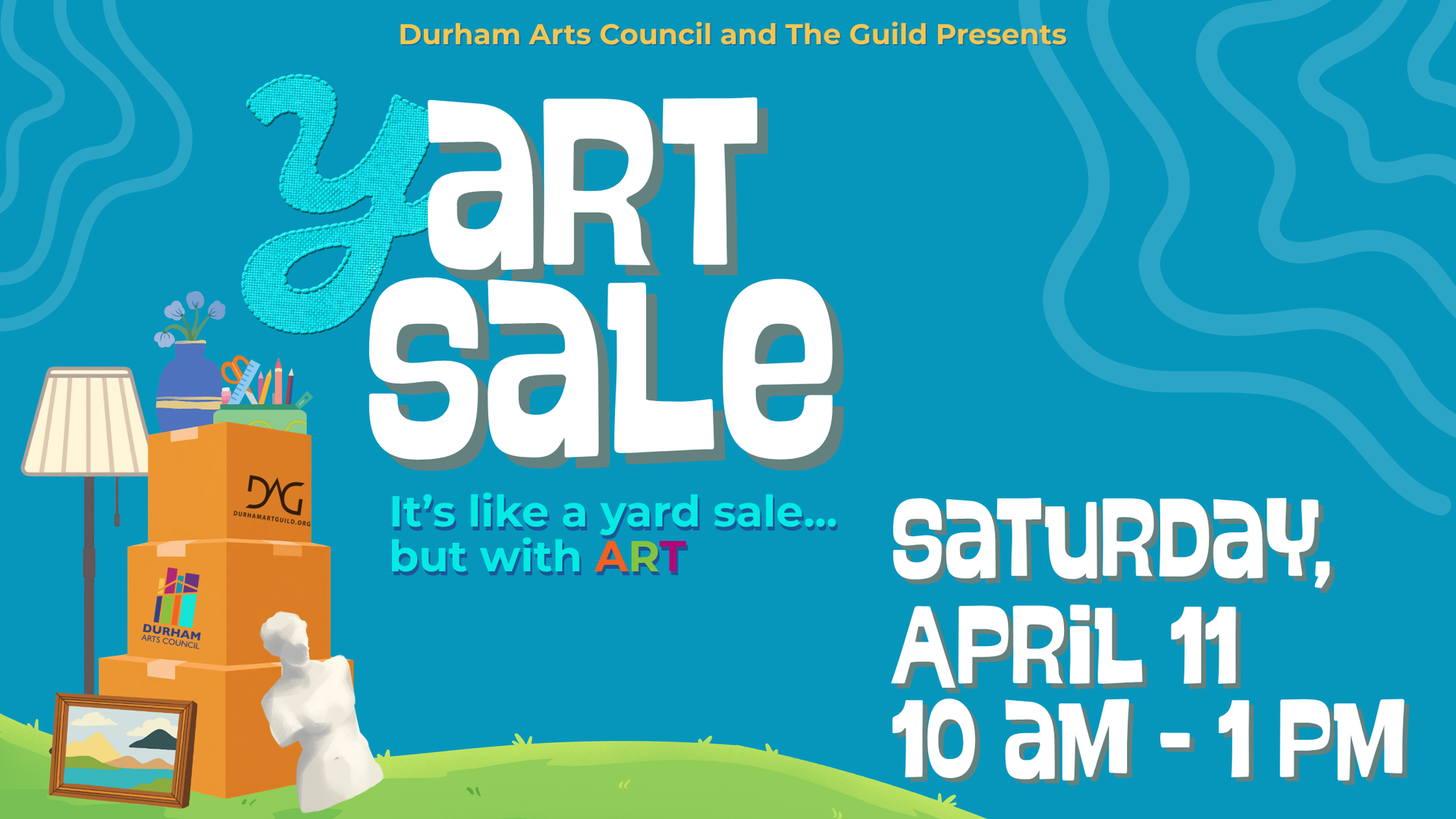 YART Sale, April 11 from 10AM - 1PM