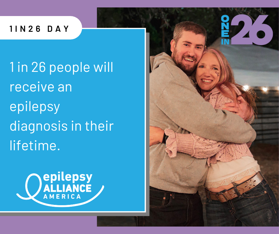 1 in 25 people will receive an epilepsy diagnosis in their lifetime
