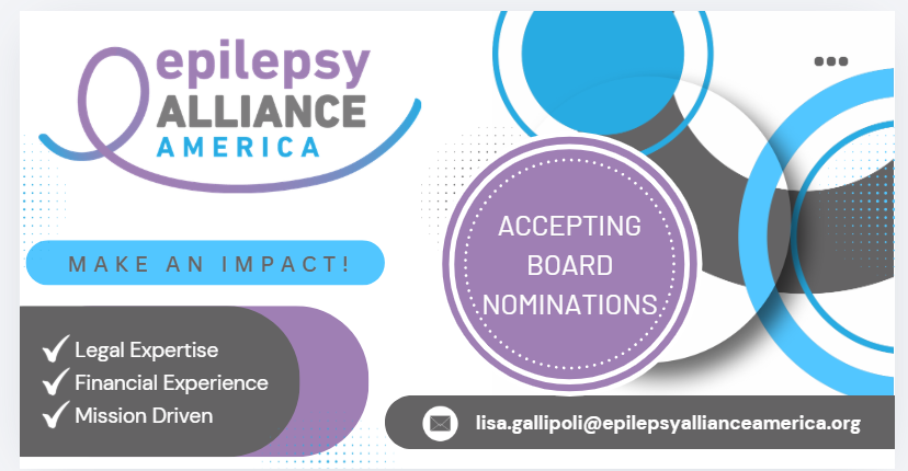 Epilepsy Alliance America Accepting Board Nomations 