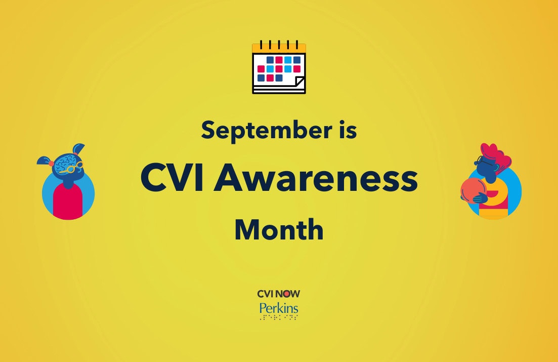 A graphic for CVI Awareness Month
