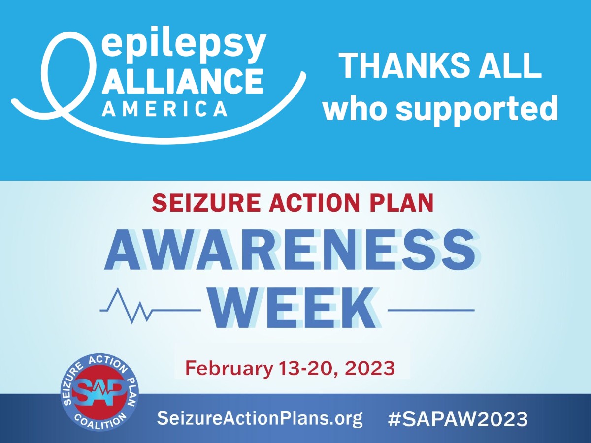 EAA thanks all who supported Seizure Action Plan Awareness Week