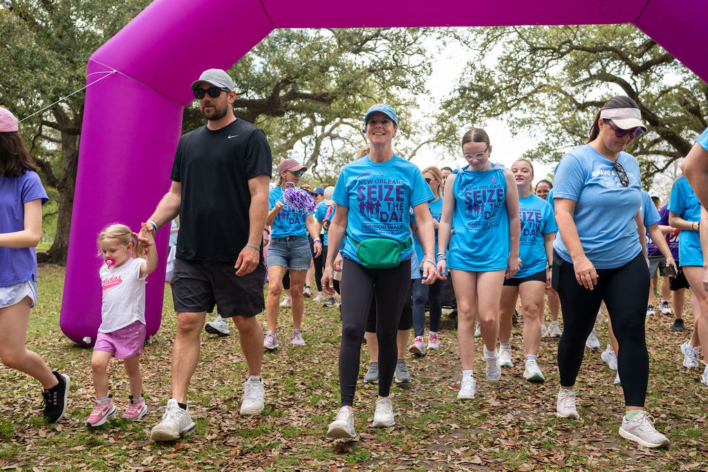 A group of walkers at the Seize the Day Warrior Walk