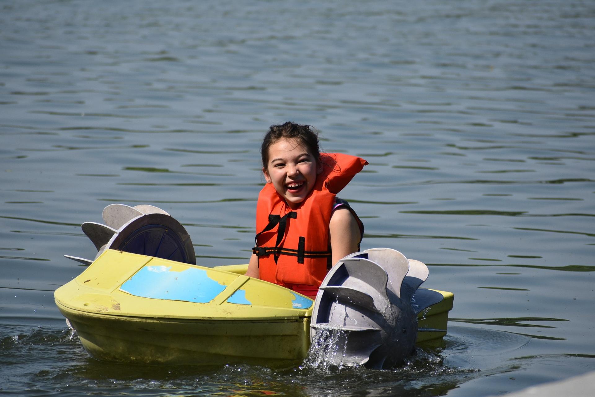 camper on the water