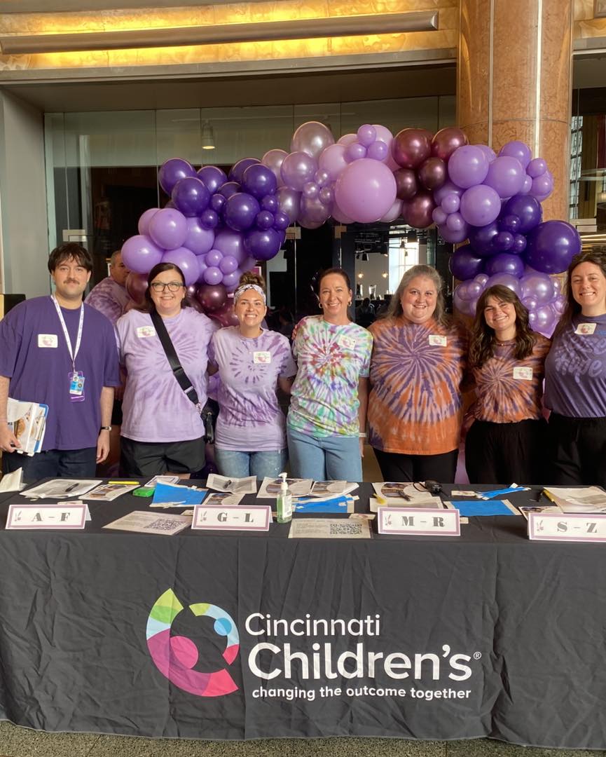 EPilepsy Alliance Ohio staff at Cincinnati Children's 