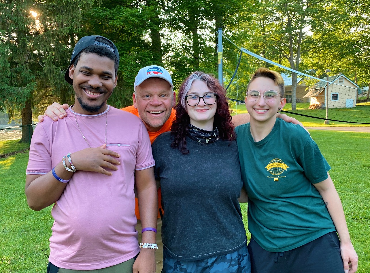 Smiling campers