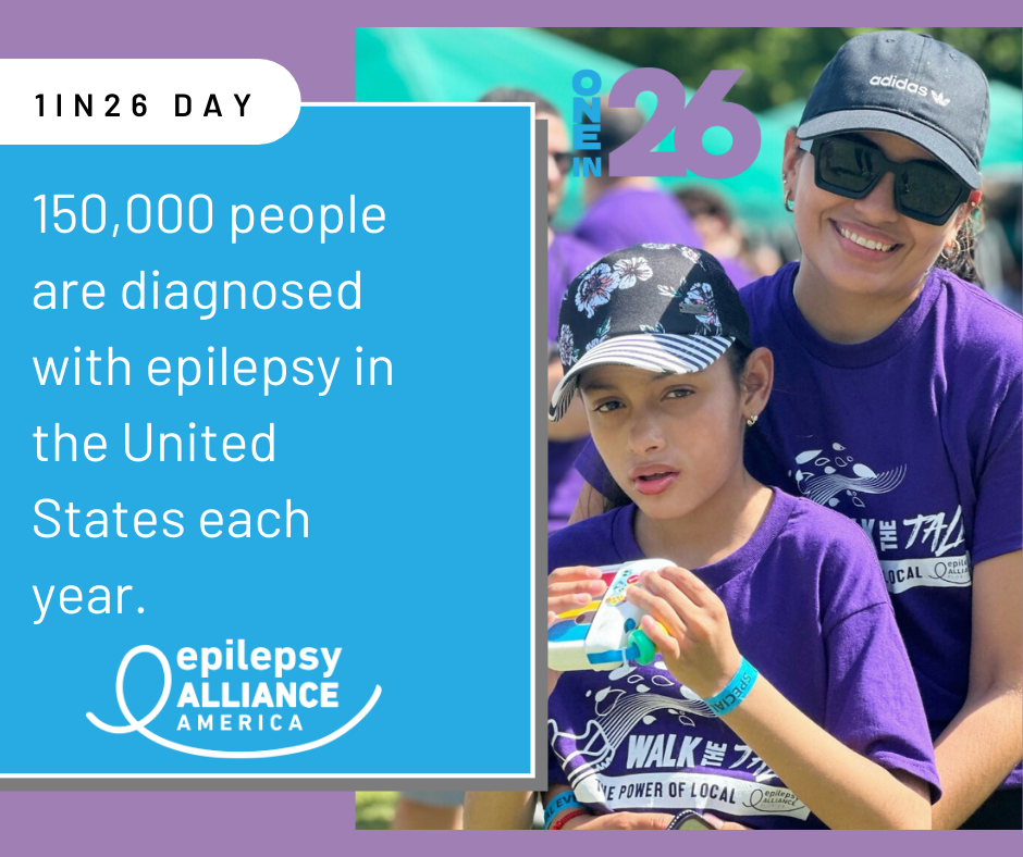 150 people are diagnosed with epilepsy in the United States each year