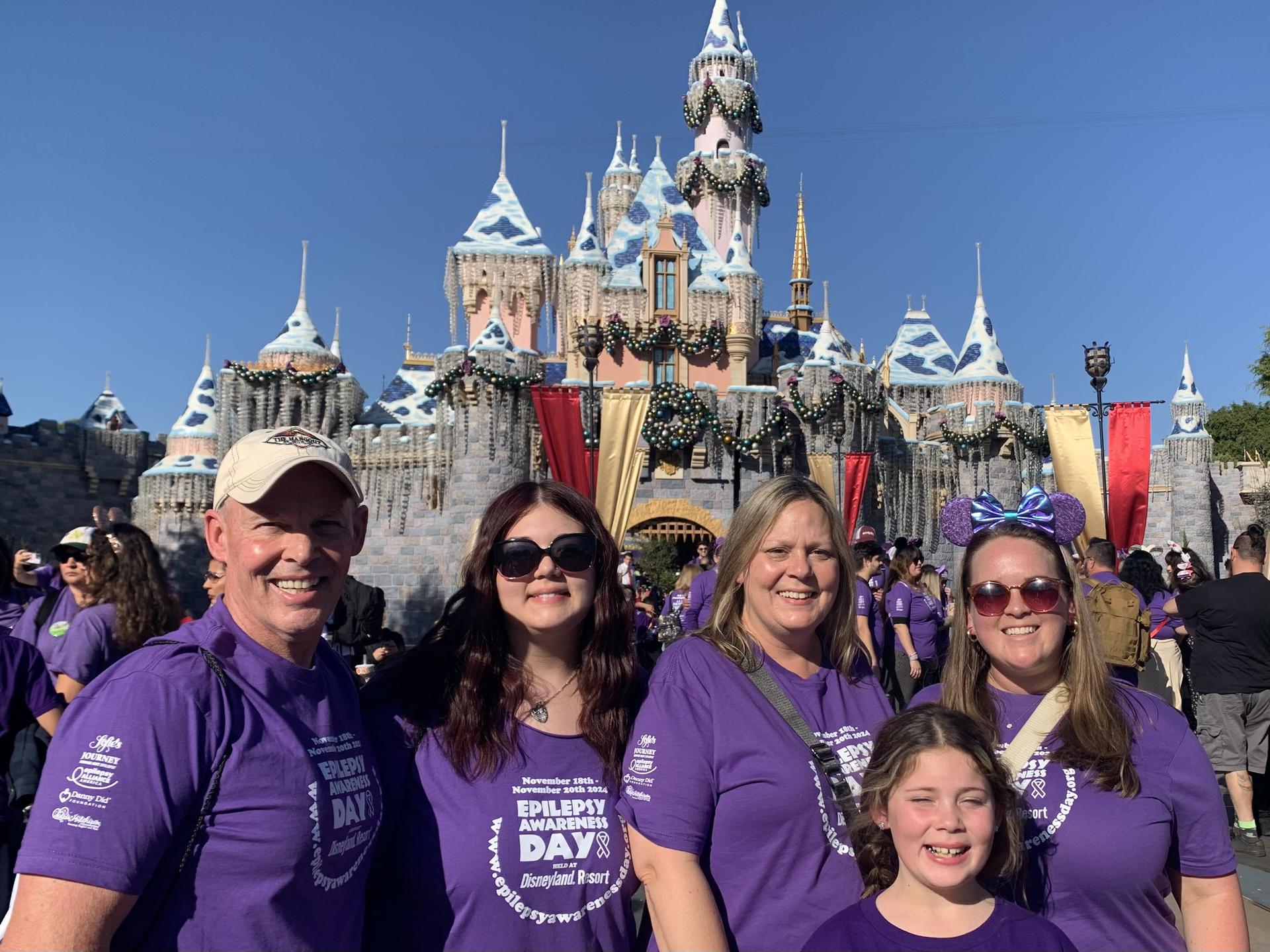 Malloy family at Disneyland EADDL 2024