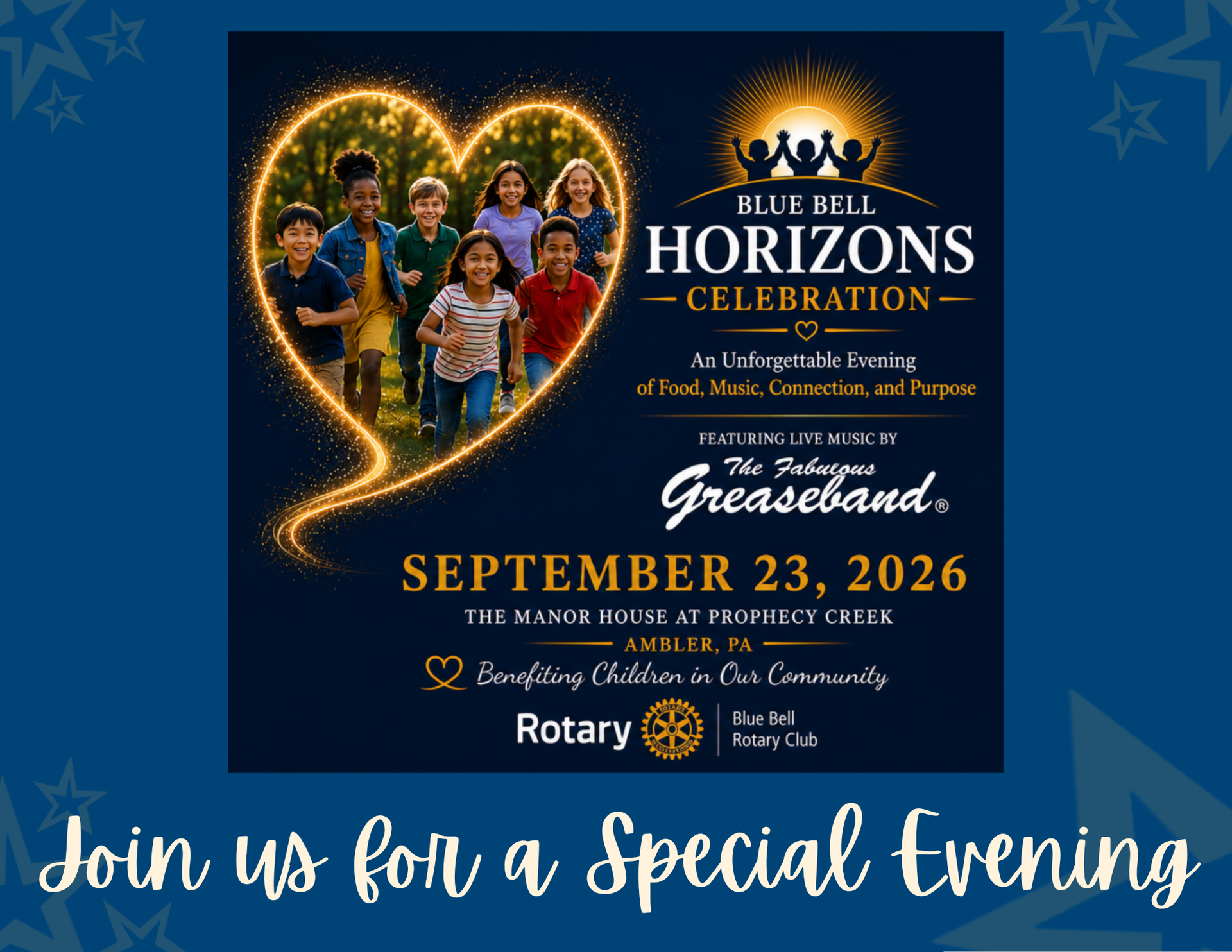 Blue Bell Rotary Horizons Event September 23 2026