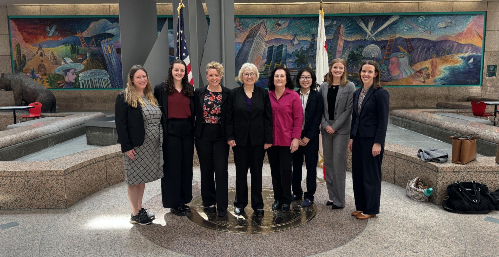 Erica Ettinger (CLA SoCal), Jessica Wcislo (BayLegal and former FVAP law clerk), Brenda Adams (BayLegal), Sonya Winner (Covington), Ellen Choi (Covington), Sarah O'Farrell (Covington), and Eva Dorrough (Covington)