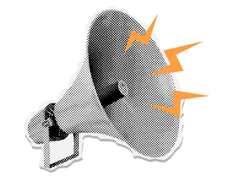 Icon of a megaphone