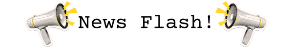 News Flash (Image of two megaphones)