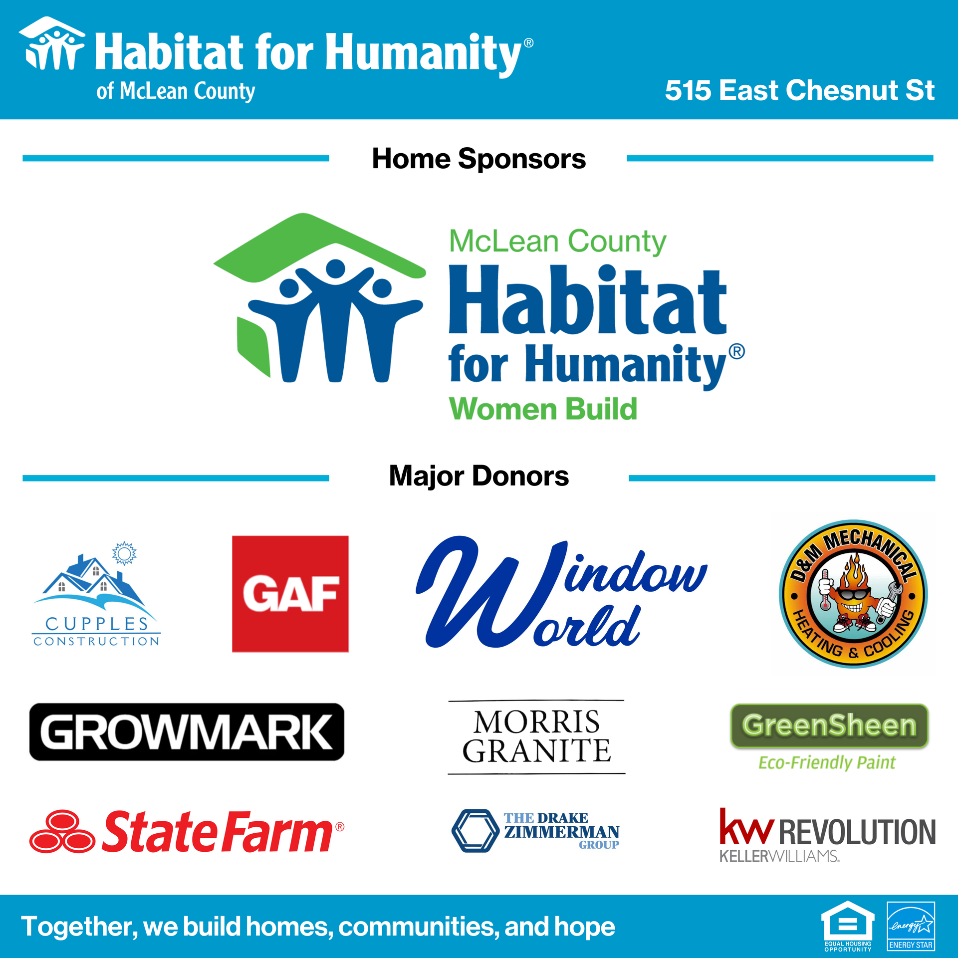 515 East Chestnut Street Sponsors