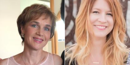 Left: Susan Spence, gracious donor and JTNL advocate. Right: Katie Funk of Happy Pawz, dedicated trainer.