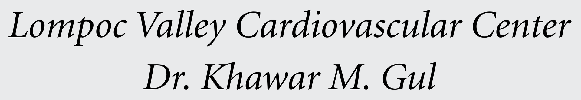 Dr. Khawar Gul