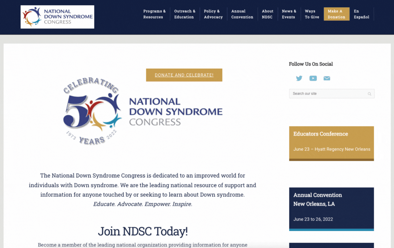 NDSC Insider | May 2025 : NDSC Insider Archive : Media : National Down ...