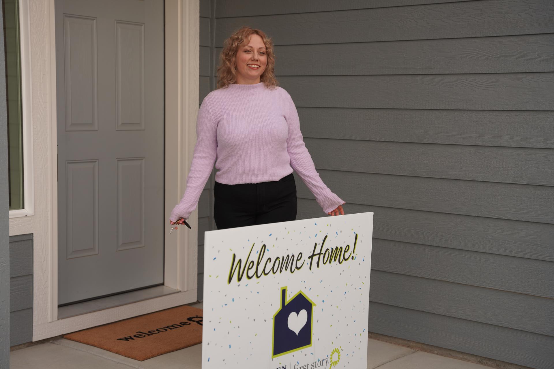 Picture of new homeowner