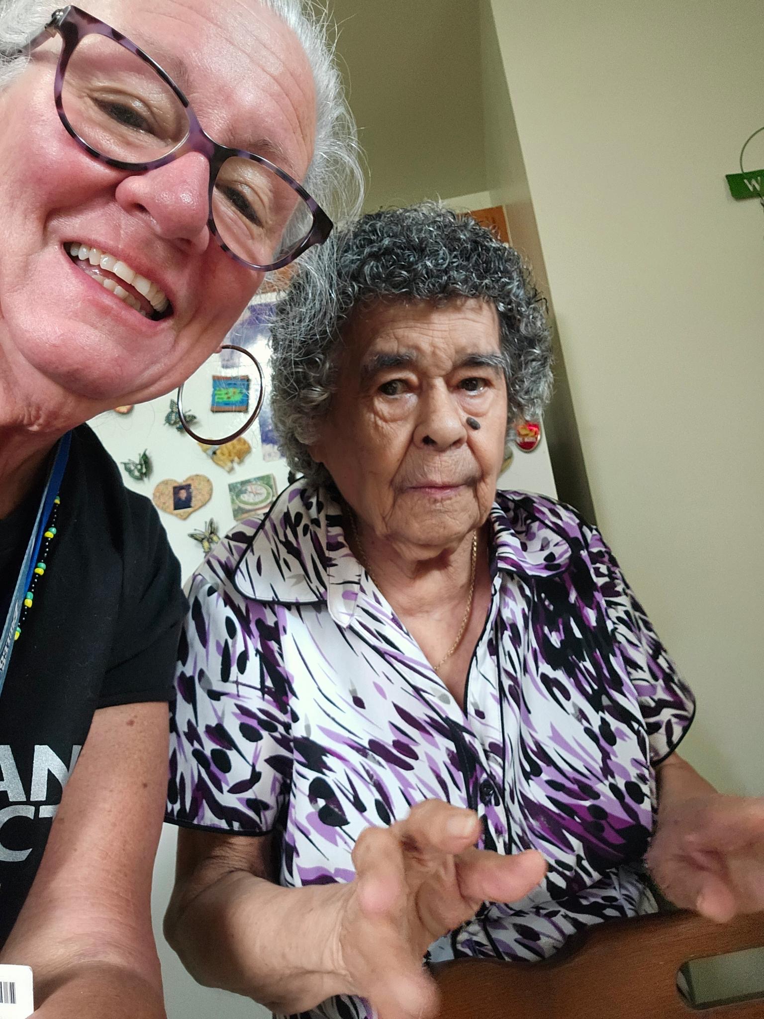  Connie Santos helping to register voters