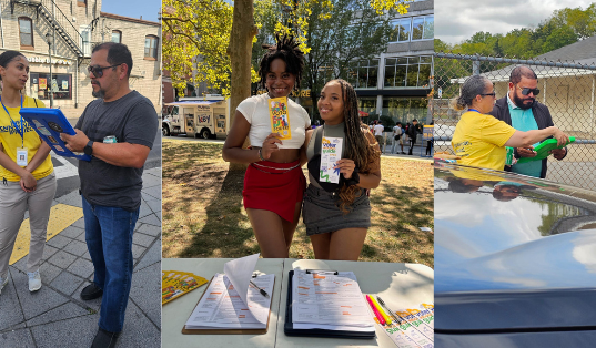 Engaging voters in Philadelphia and Pittsburgh