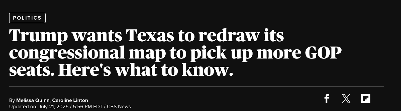 Trump wants Texas to redraw its congressional map to pick up more GOP seats. Here's what to know.