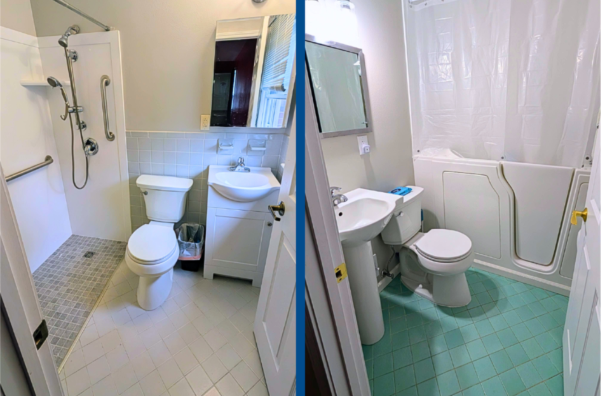 beautiful, updated bathrooms from 2025