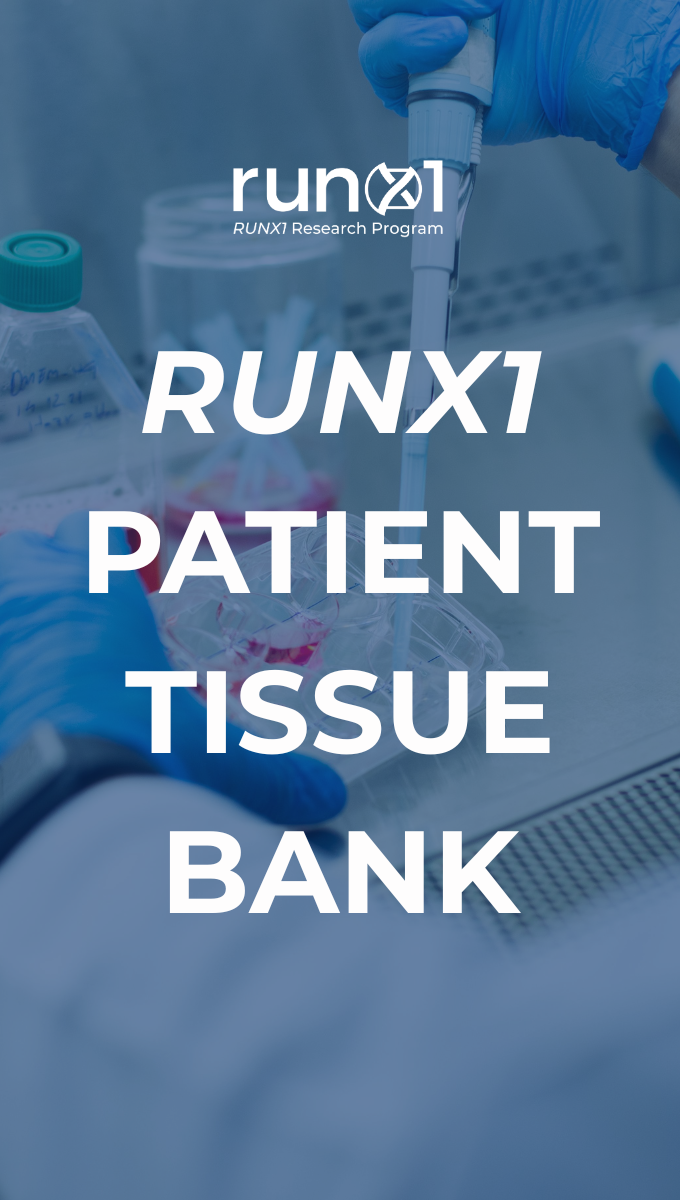 Cartel del Banco de Tejidos de Pacientes RUNX1